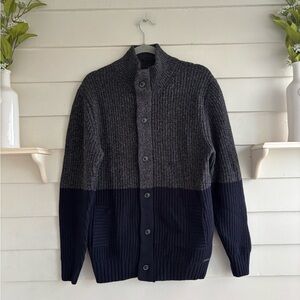 Rodd & Gunn Men's Italian Yarn Lake Heron Knit Cardigan Sweater Size Large